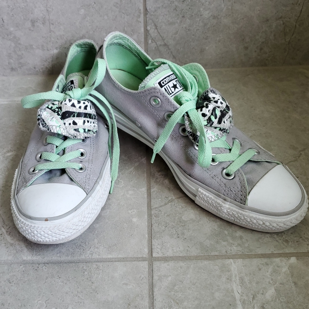 Converse Women's Chuck Taylor Gray Double Tongue